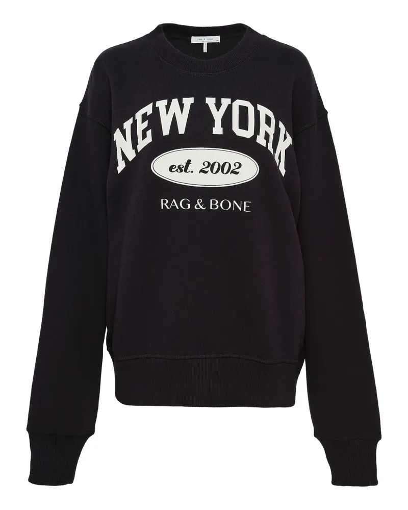 Rag & Bone Sweatshirt mit Logo-Print - Schwarz Schwarz