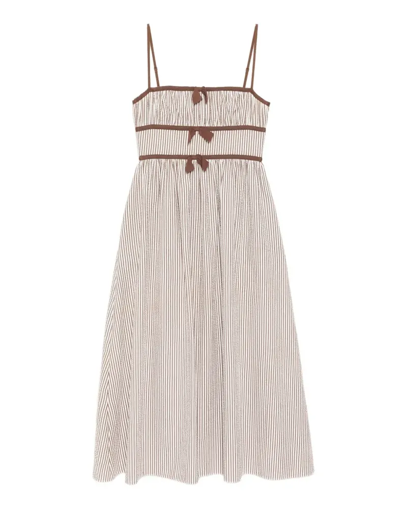 Cynthia Rowley Clara seersucker dress - Braun Braun