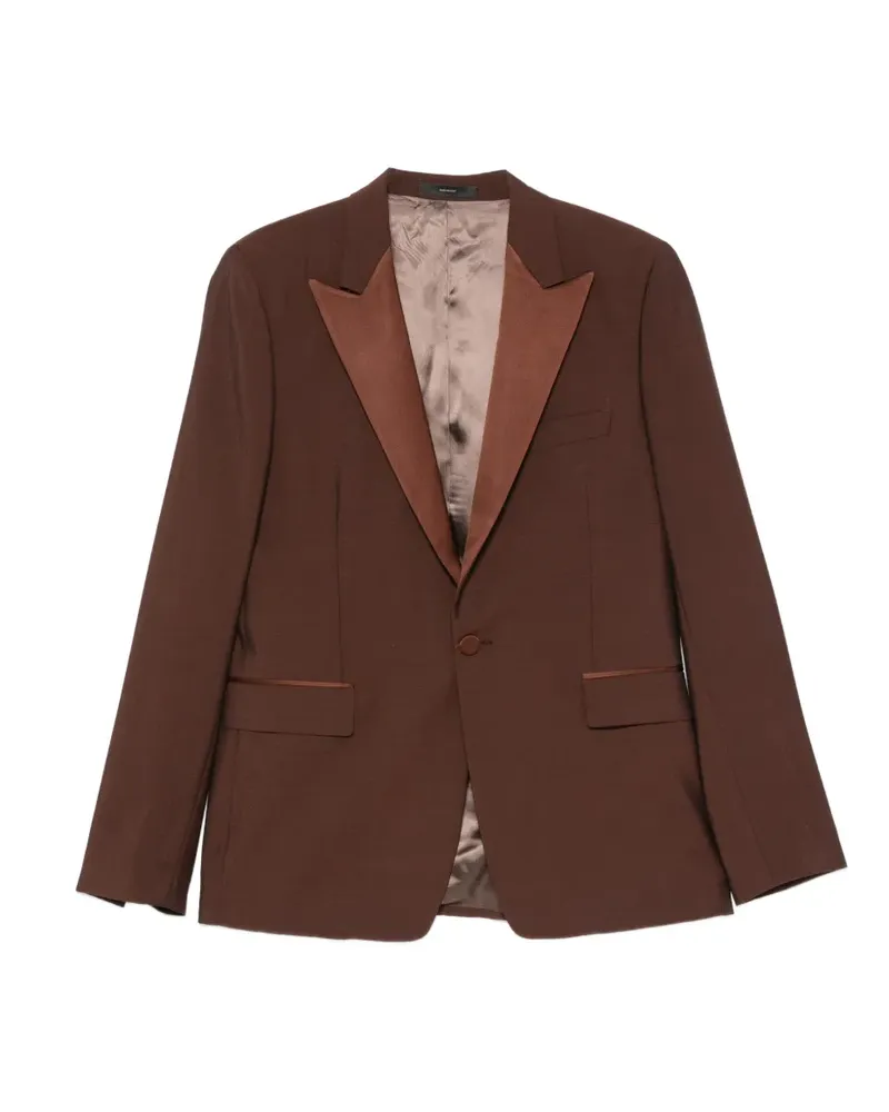 Paul Smith satin-lapel blazer - Braun Braun