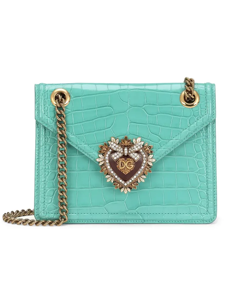 Dolce & Gabbana Mittelgroße Devotion Umhängetasche - Grün Grün