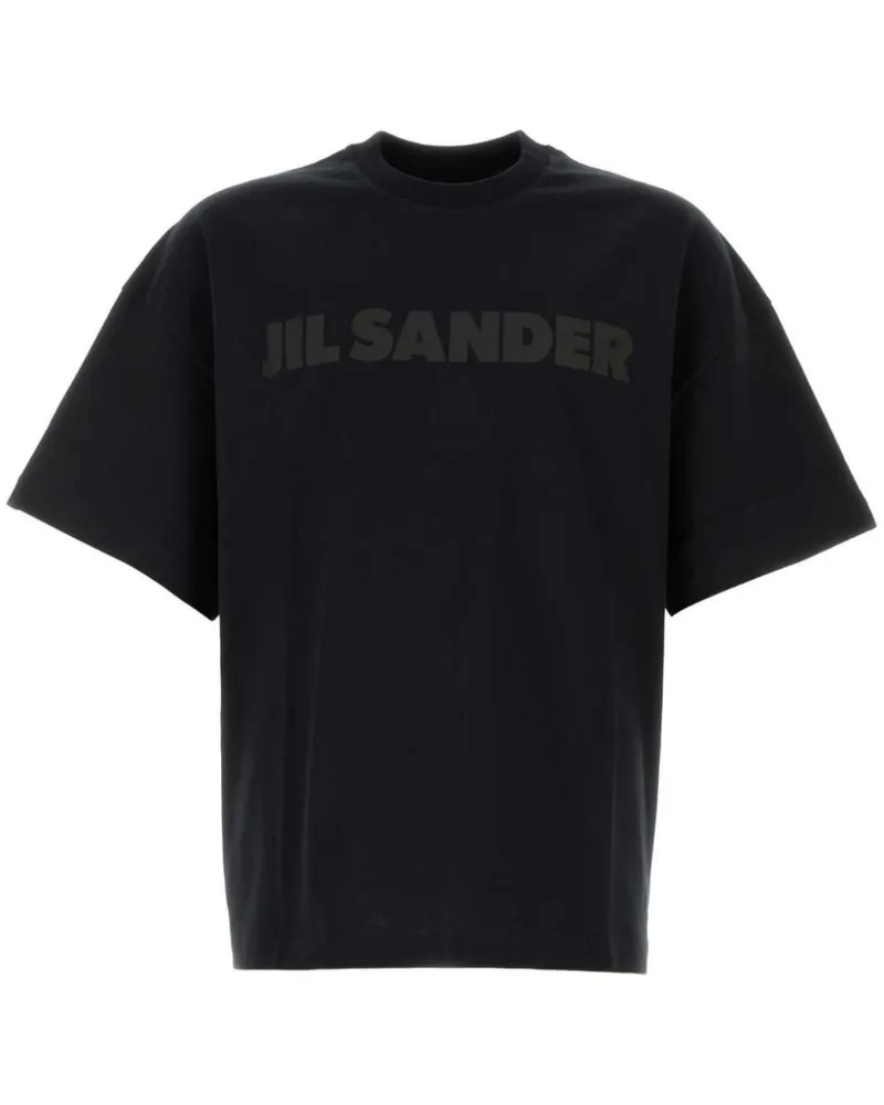 Jil Sander T-Shirt mit Logo - Schwarz Schwarz