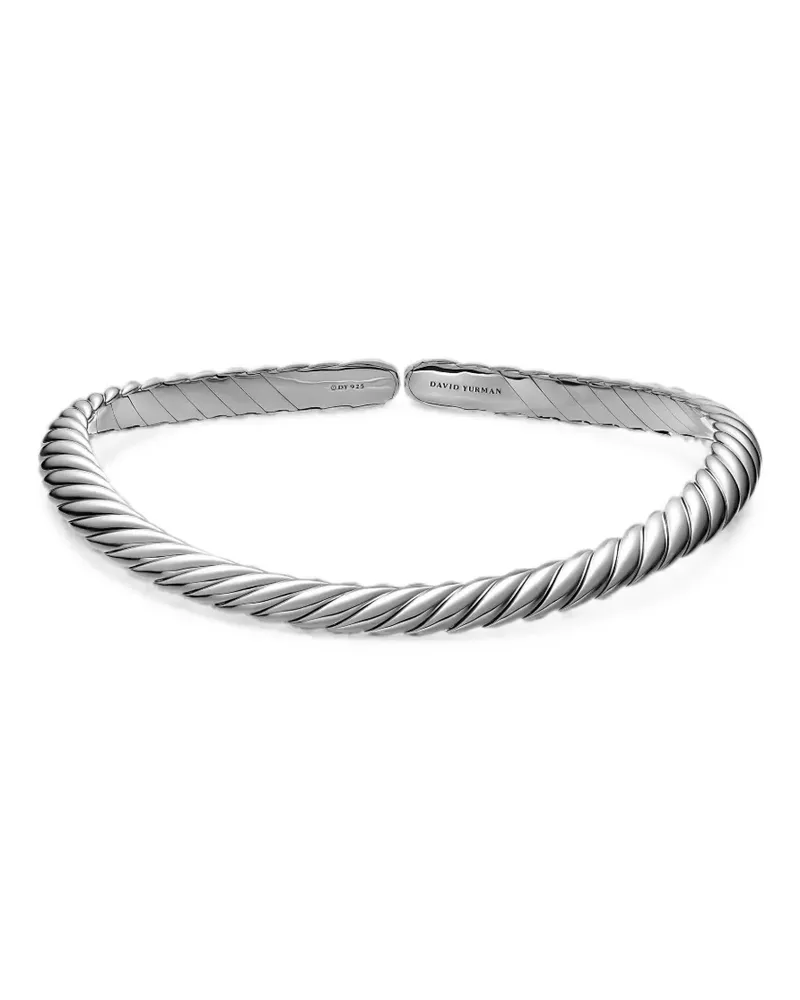 David Yurman Skulpturale Cable Flex Halskette - Silber Silber