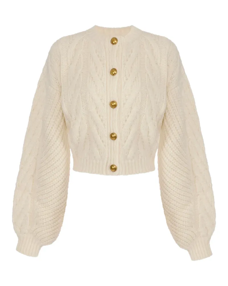 Elisabetta Franchi Cardigan aus Strick - Nude Nude