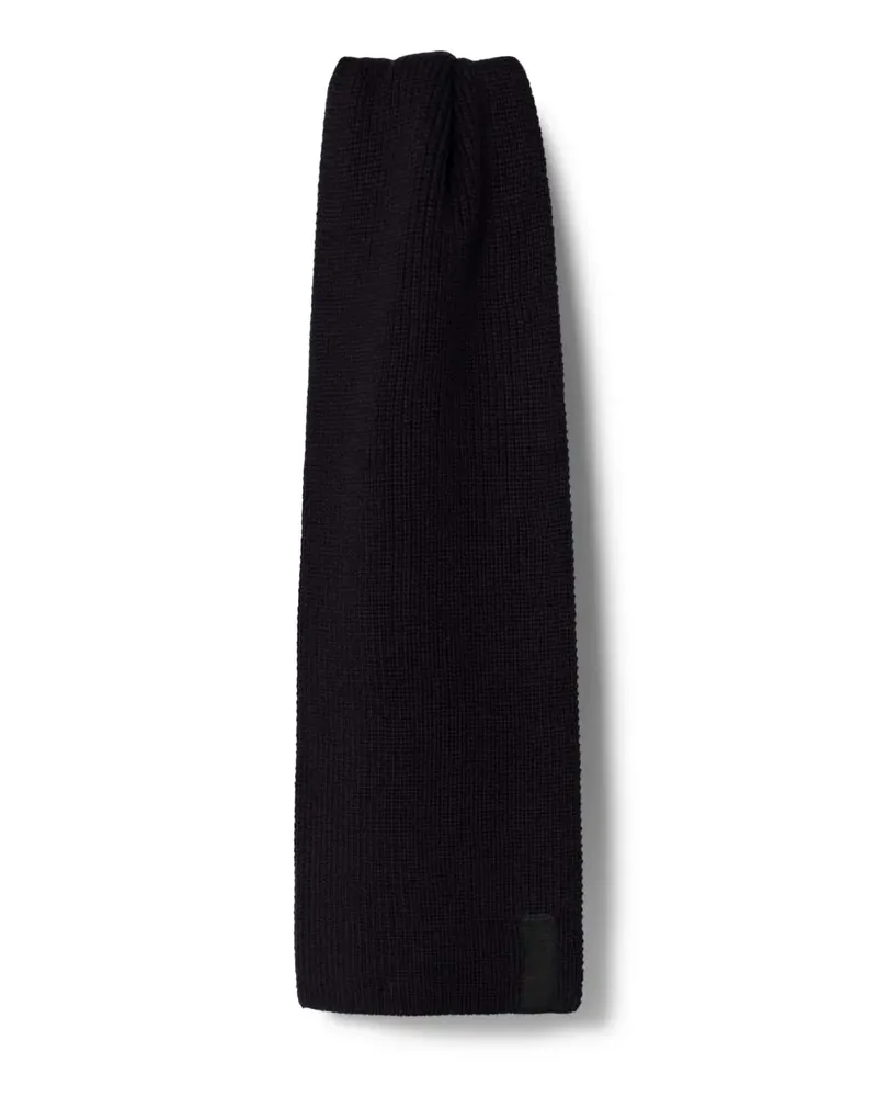Armani Exchange Schal mit Logo-Print - Schwarz Schwarz