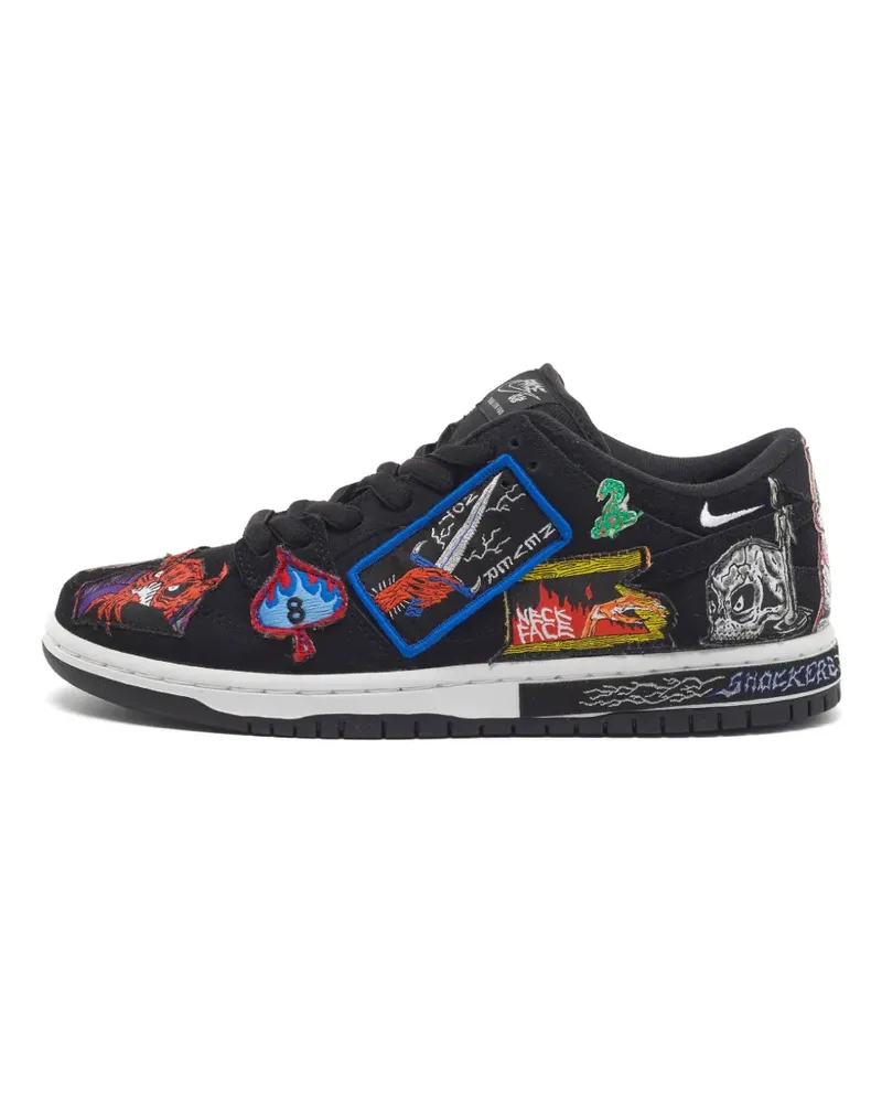 Nike x Neckface SB Dunk Sneakers - Schwarz Schwarz