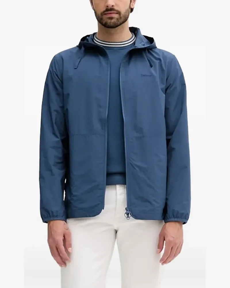 Barbour Sweatshirt mit gestreiftem Kragen - Blau Blau