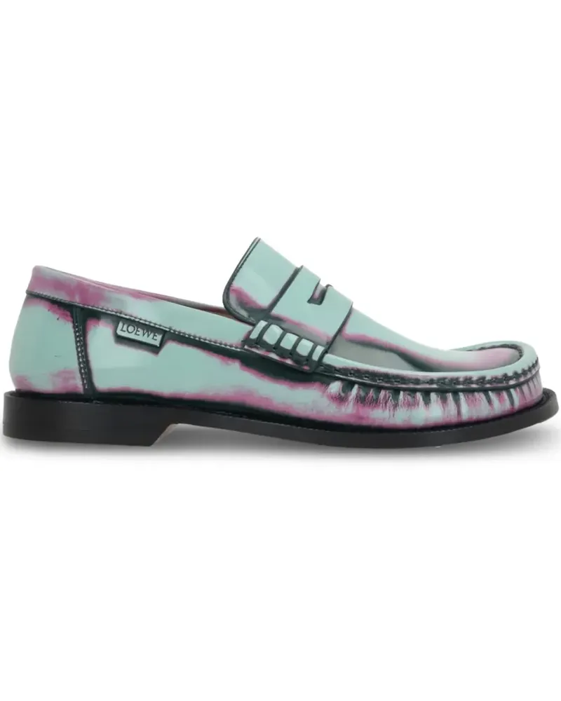 Loewe Penny-Loafer aus Leder - Blau Blau