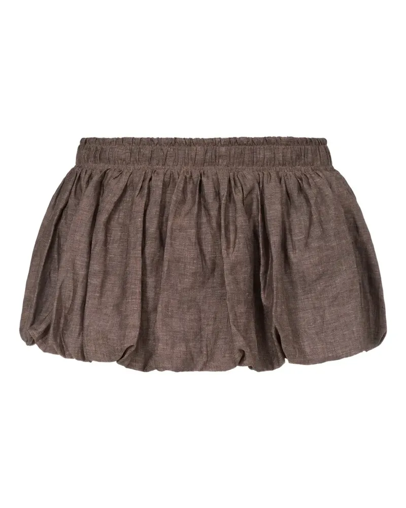 Ludovic de Saint Sernin palais gathered skirt - Braun Braun