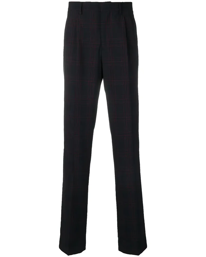 Calvin Klein Hose mit Tartan-Muster - Blau Blau