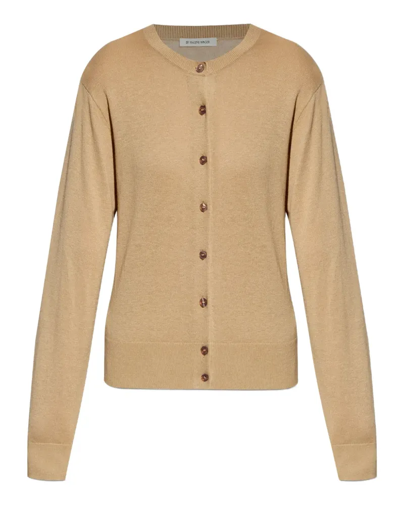 By Malene Birger Geknöpfter Cardigan - Nude Nude