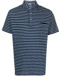 Ralph Lauren Gestreiftes Poloshirt Blau