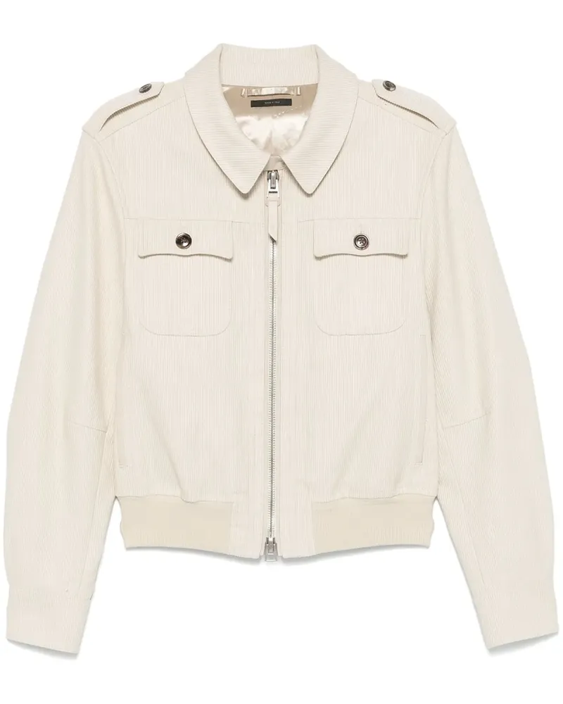 Tom Ford Bomberjacke aus Cord - Nude Nude