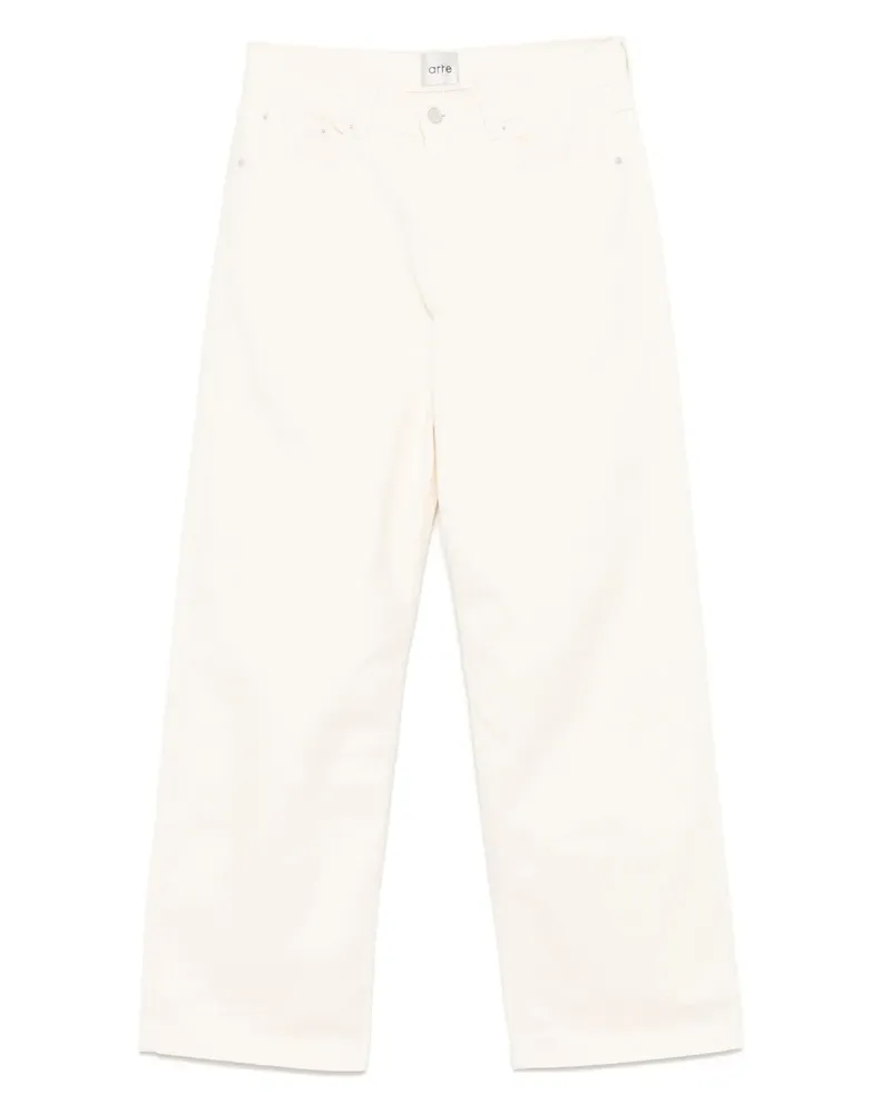 Arte Antwerp Back Bird Jeans - Nude Nude