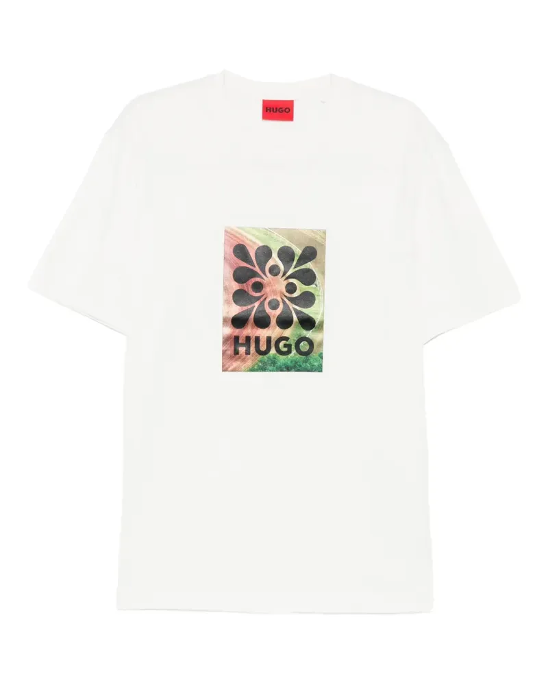 HUGO BOSS damoru Graphic T-shirt - Weiß Weiß