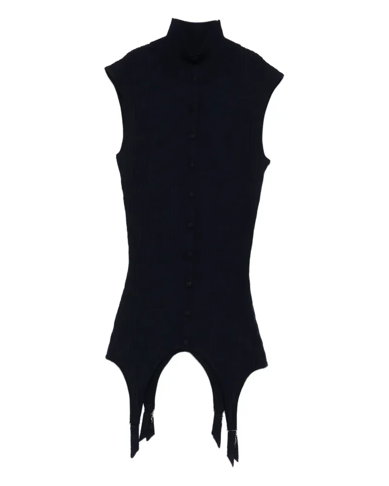 Jean Paul Gaultier Geripptes Trägershirt - Blau Blau