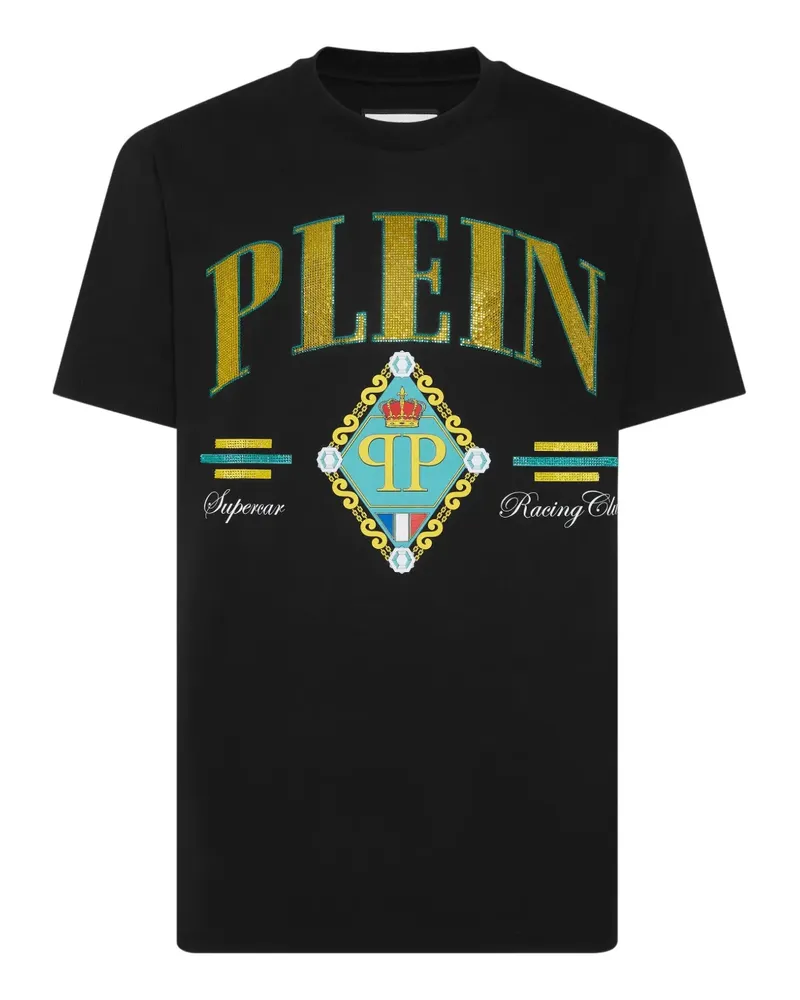 Philipp Plein Supercar Stones T-Shirt - Schwarz Schwarz