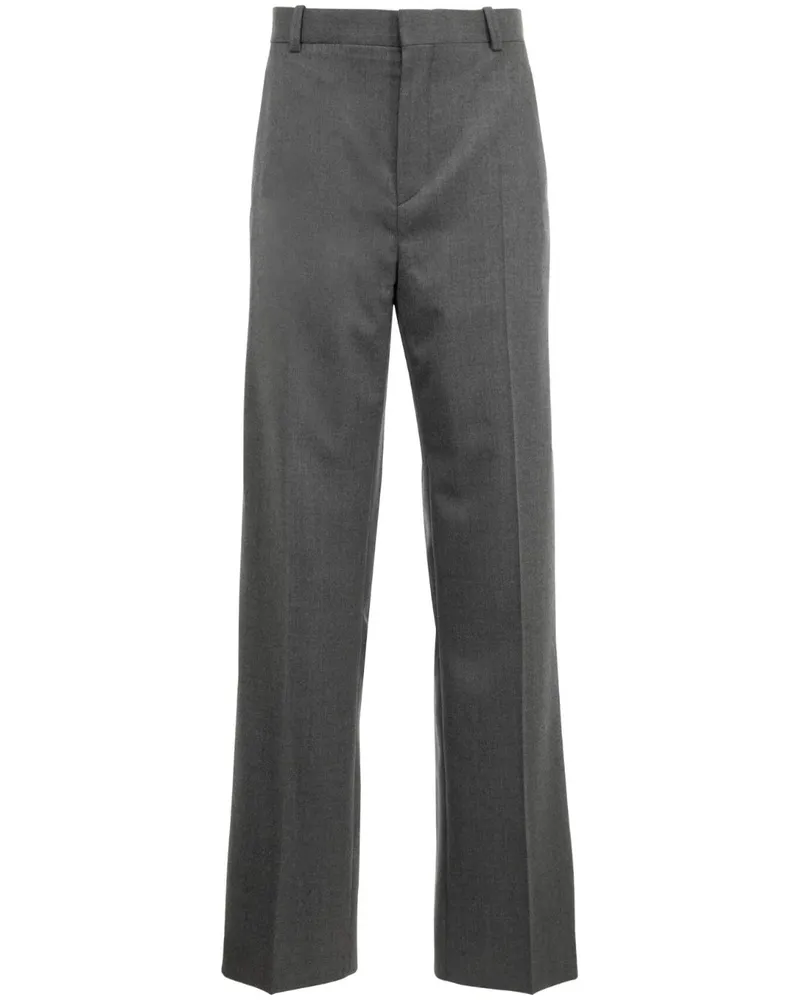 WARDROBE.NYC Hose mit geradem Bein - Grau Grau