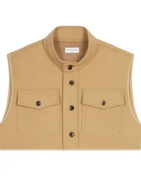 Dries van Noten Cropped-Jacke aus Wolle Nude