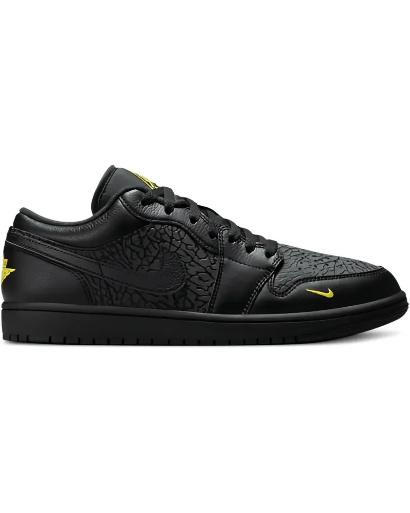 Jordan Air  1 Low SE textured-detail sneakers - Schwarz Schwarz