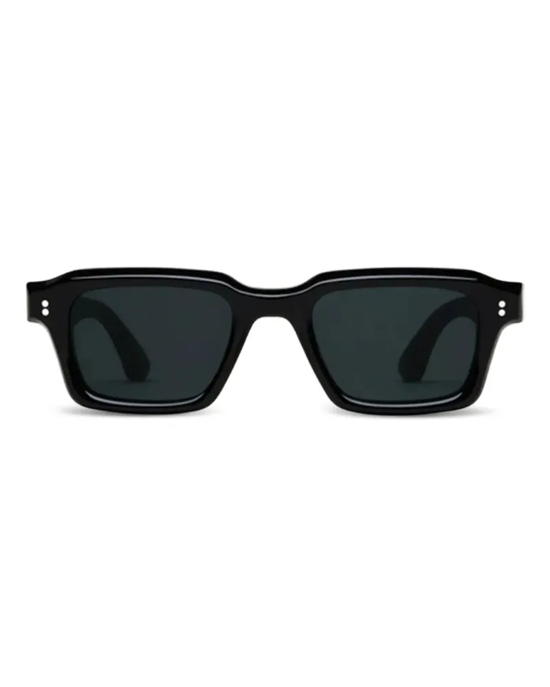 CHIMI Sonnenbrille mit eckigem Gestell - Schwarz Schwarz