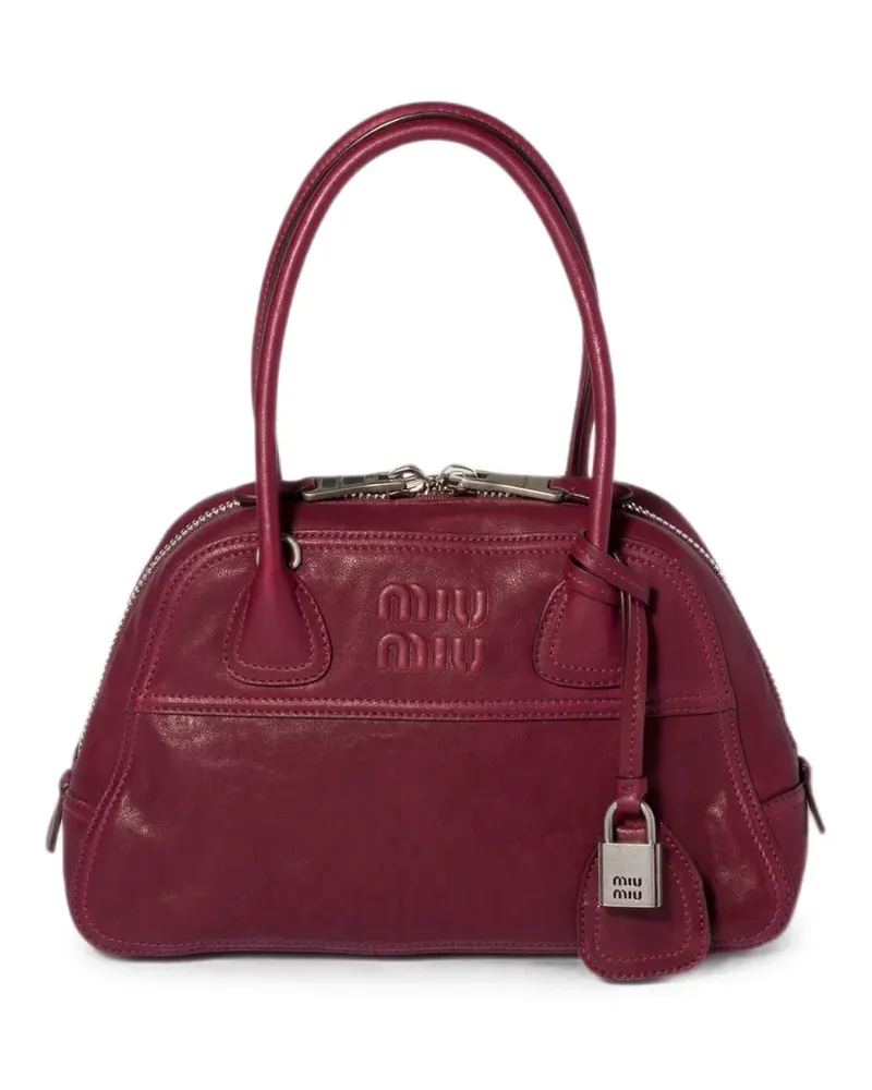 Miu Miu Vivant Tasche aus Nappaleder - Rot Rot