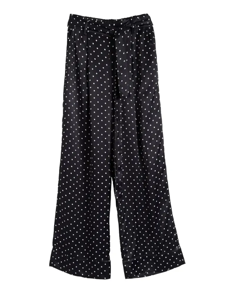 Chinti & Parker Hose mit Polka Dots - Schwarz Schwarz