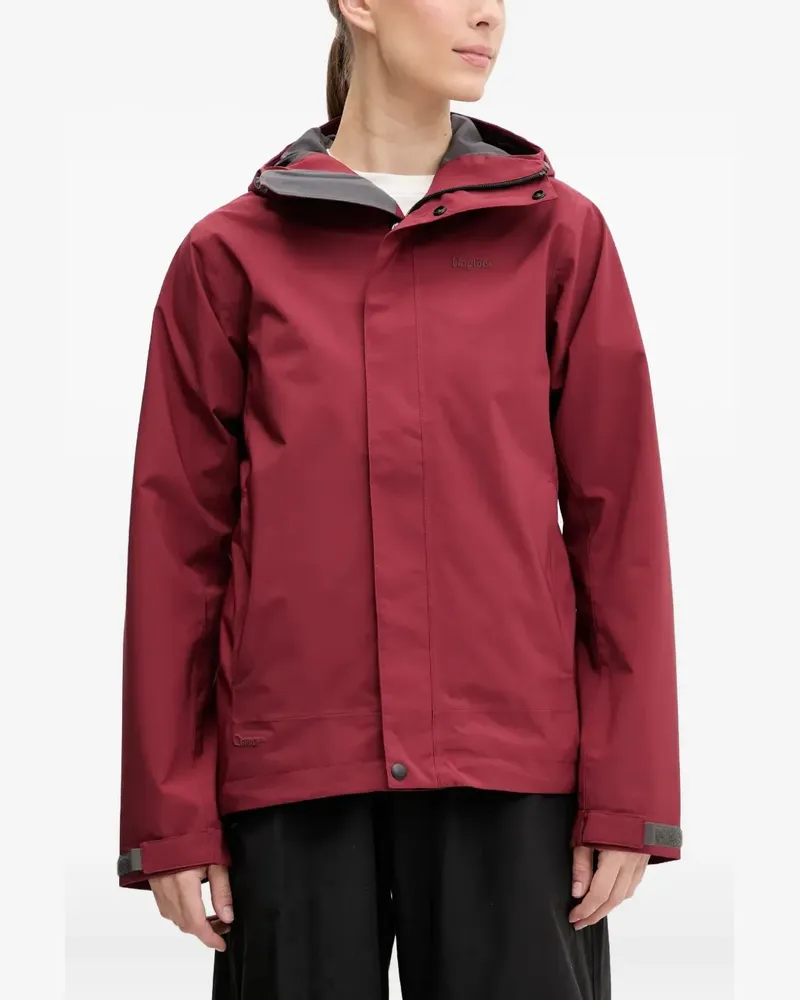 Haglöfs hooded logo-detailed jacket - Rot Rot