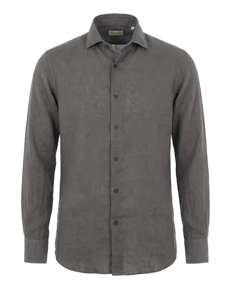 XACUS linen shirt - Grau Grau