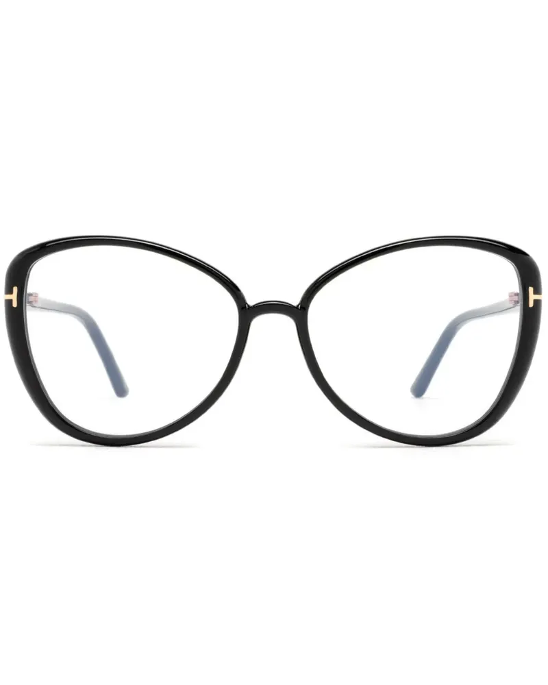 Tom Ford Cat-Eye-Brille - Schwarz Schwarz