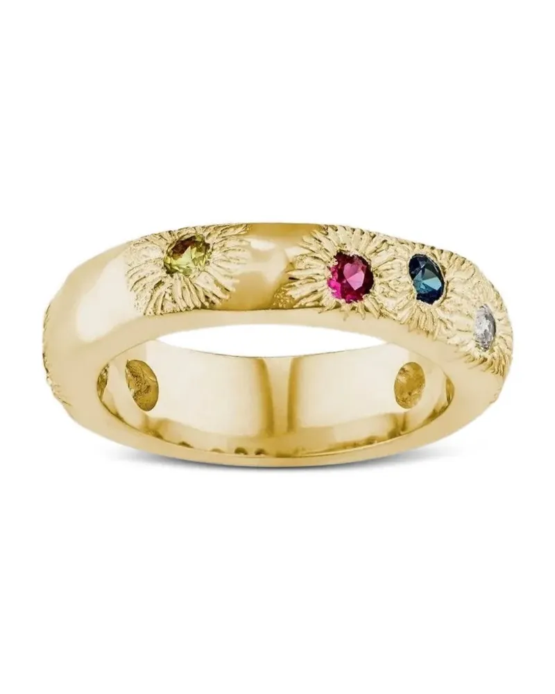 BLEUE BURNHAM Mycorrhizal Ring mit Schmucksteinen - Gold Gold