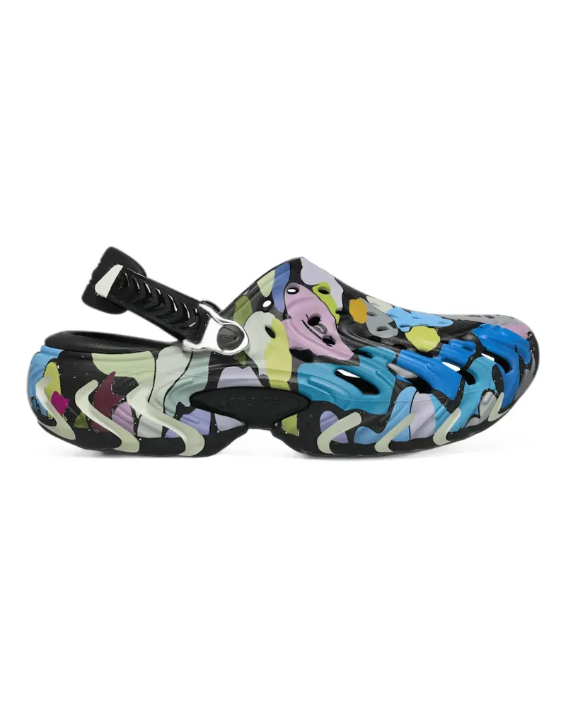Crocs x Bape Echo II Clogs mit Camouflage-Print - Schwarz Schwarz