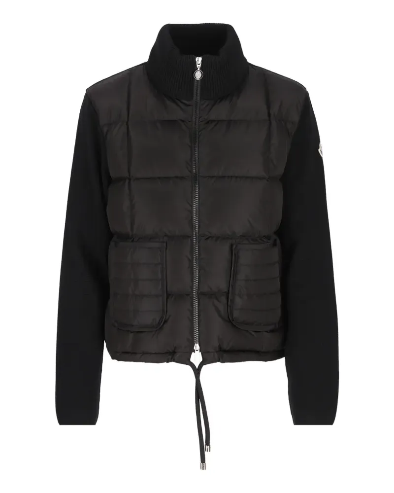 Moncler Gesteppter Cardigan mit Stehkragen - Schwarz Schwarz