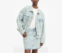 Lou Jeansjacke mit Acid-Wash-Effekt - Blau
