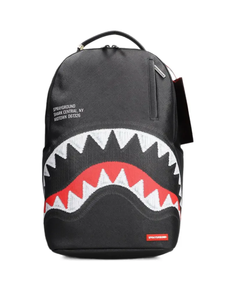 Sprayground Shark Central - Thread Count backpack - Schwarz Schwarz