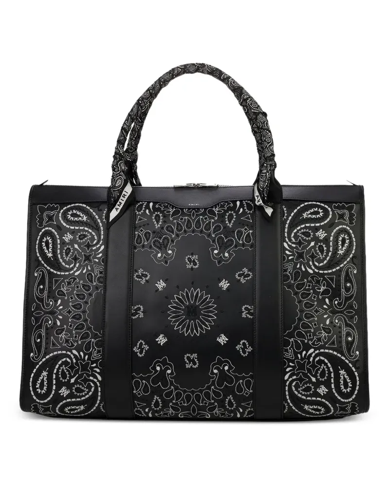 Amiri Bandana-print tote bag - Schwarz Schwarz