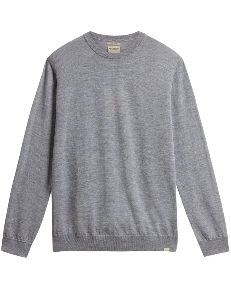 Woolrich Gestrickter Pullover mit Logo-Detail - Grau Grau