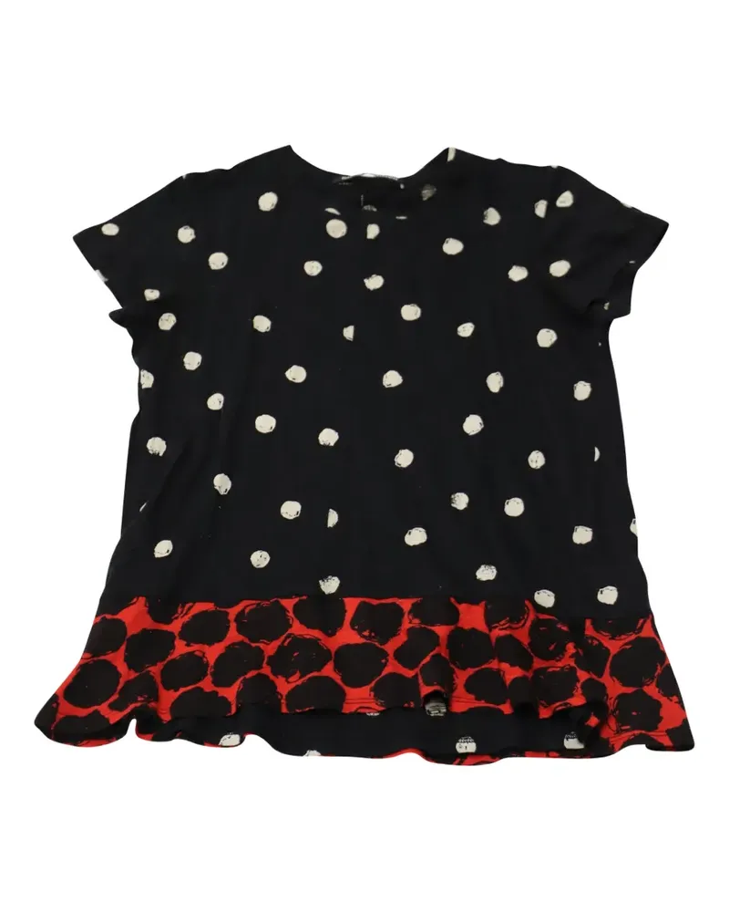 Proenza Schouler polka dot-print short-sleeve T-shirt - Schwarz Schwarz