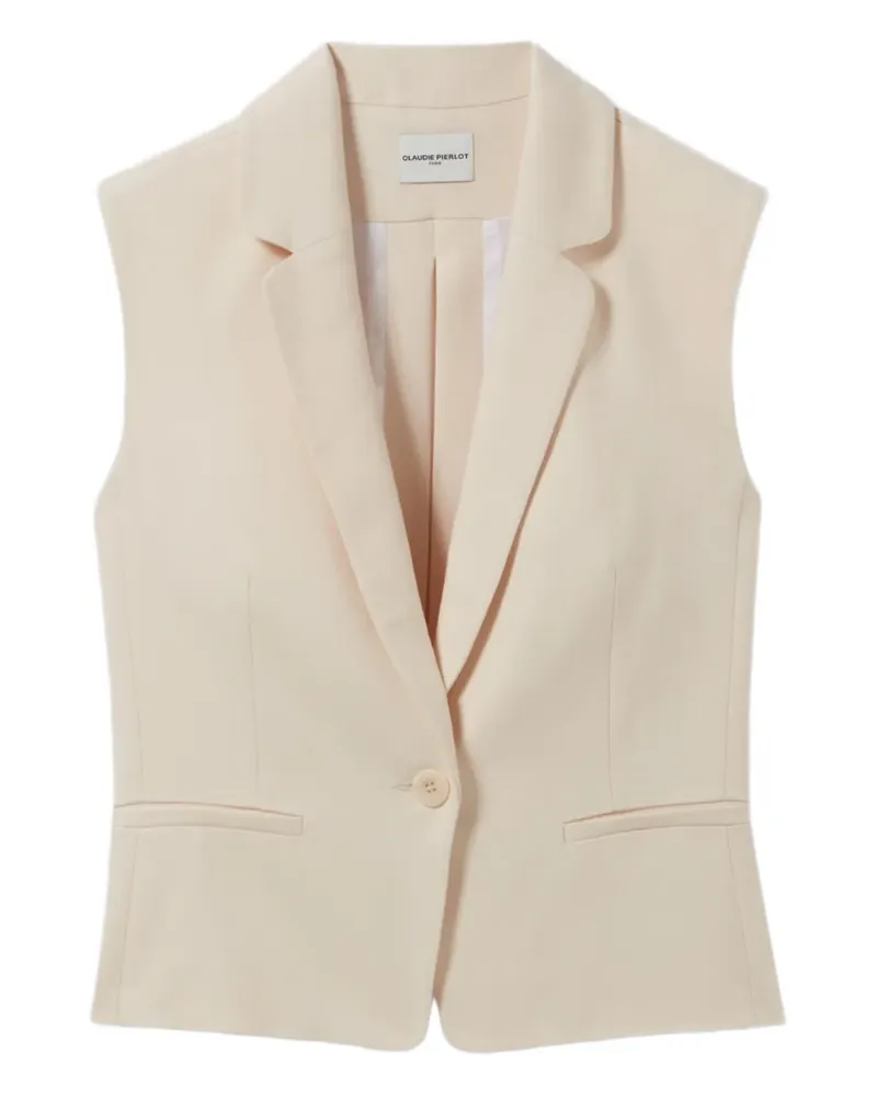 Claudie Pierlot Weste mit Knöpfen - Nude Nude