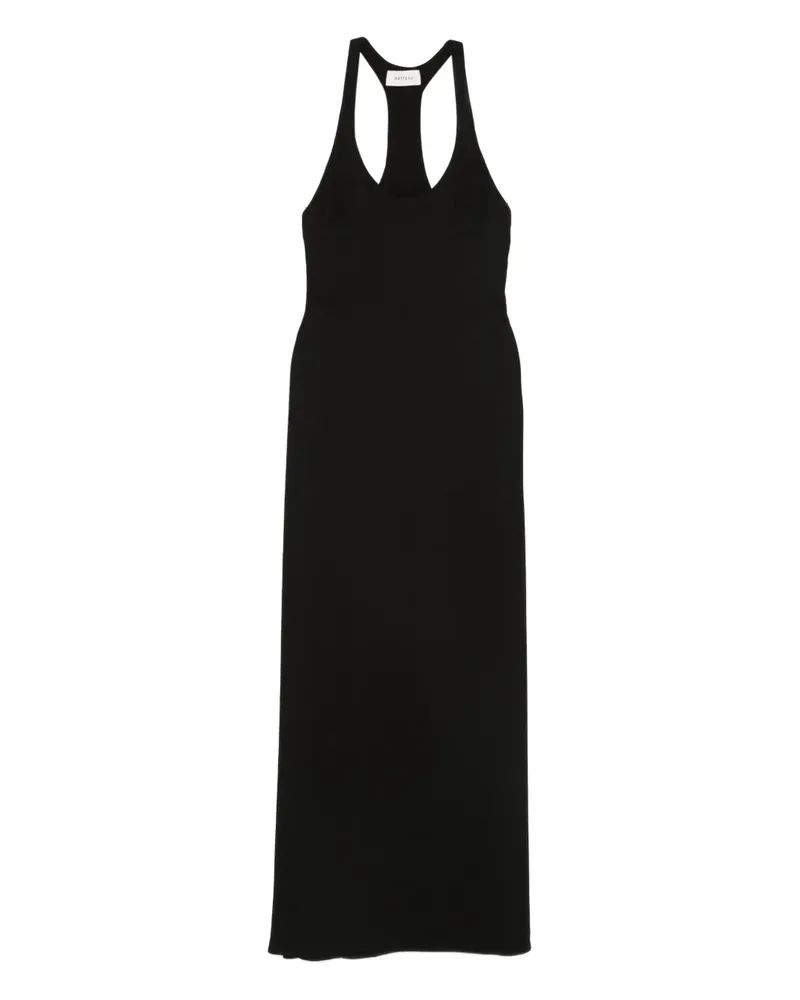 Matteau fluid racer-back maxi dress - Schwarz Schwarz