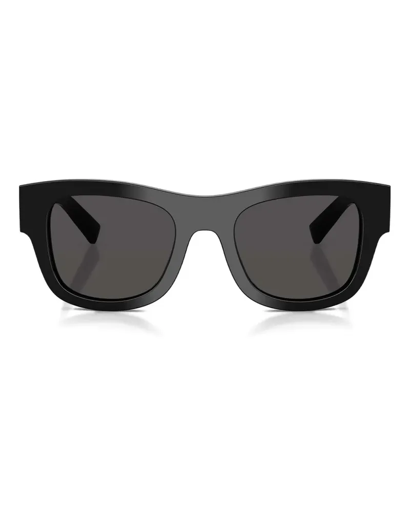 Dolce & Gabbana Sonnenbrille mit eckigem Gestell - Schwarz Schwarz