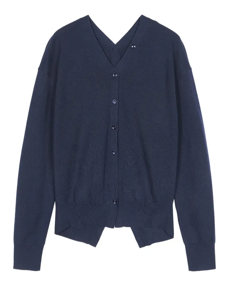 JNBY Cardigan mit tiefer Schulter - Blau Blau