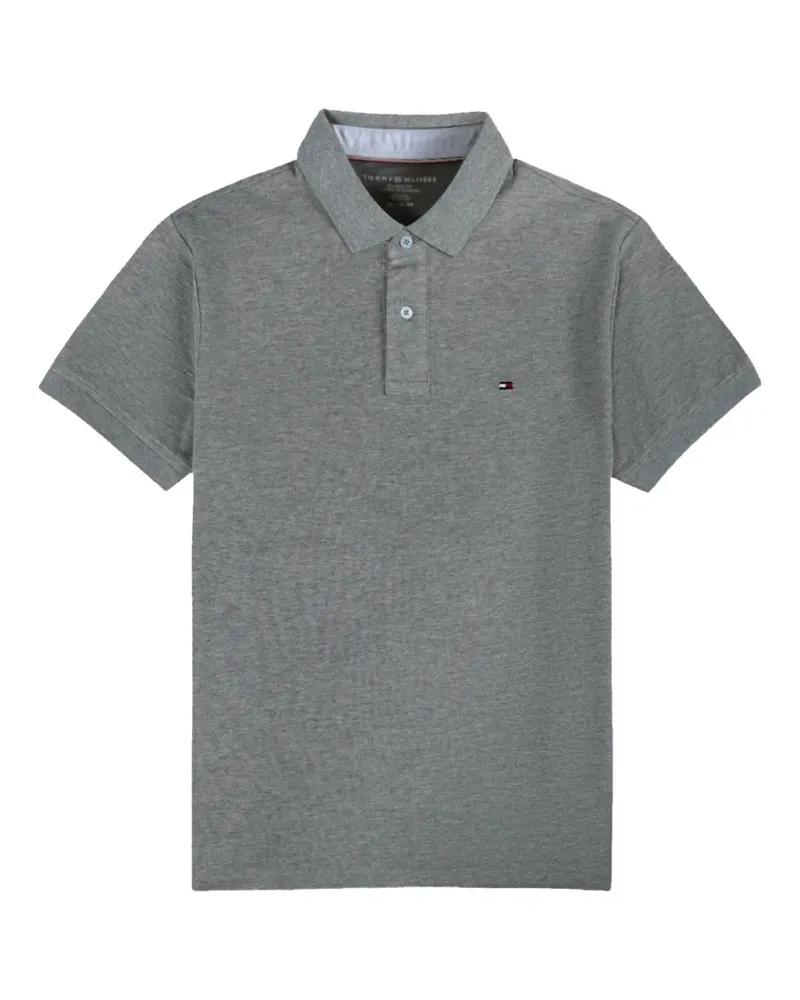 Tommy Hilfiger Poloshirt mit Logo - Grau Grau