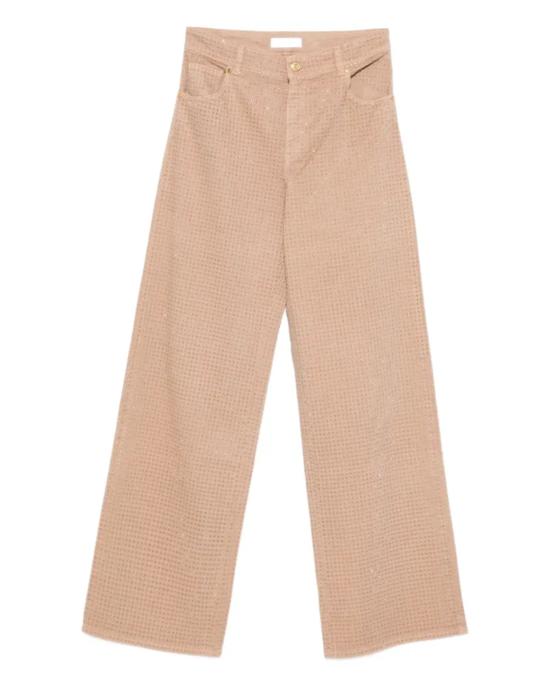 Blumarine Strassverzierte Jeans - Nude Nude