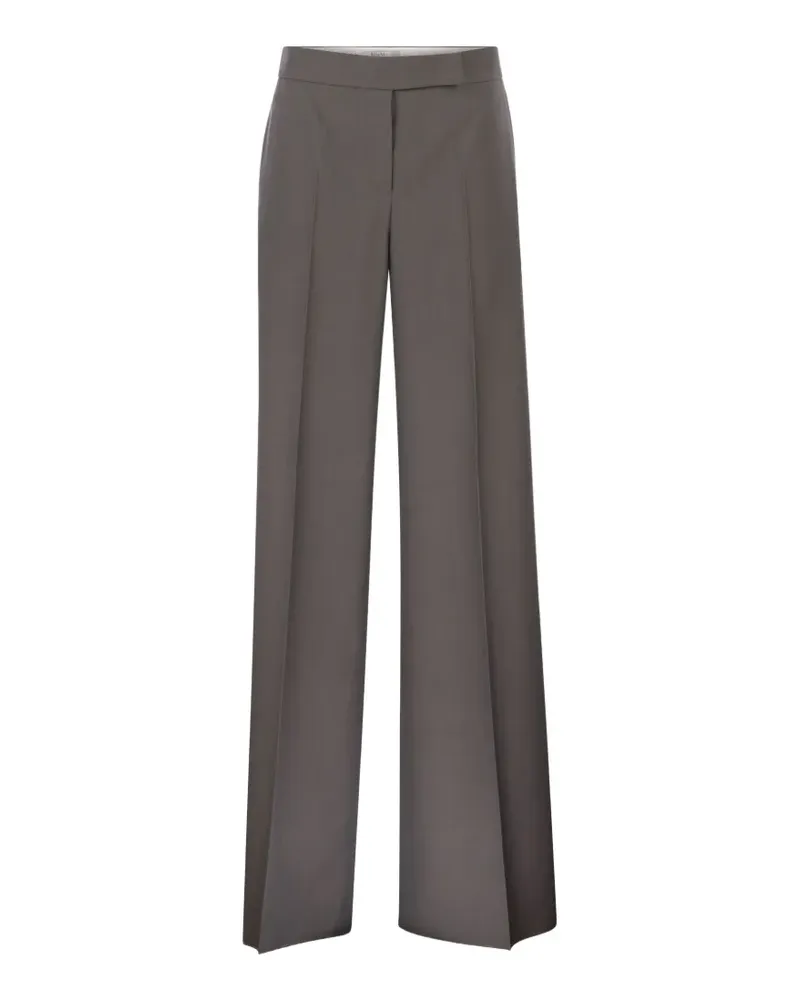 Max Mara pressed-crease pants - Grau Grau