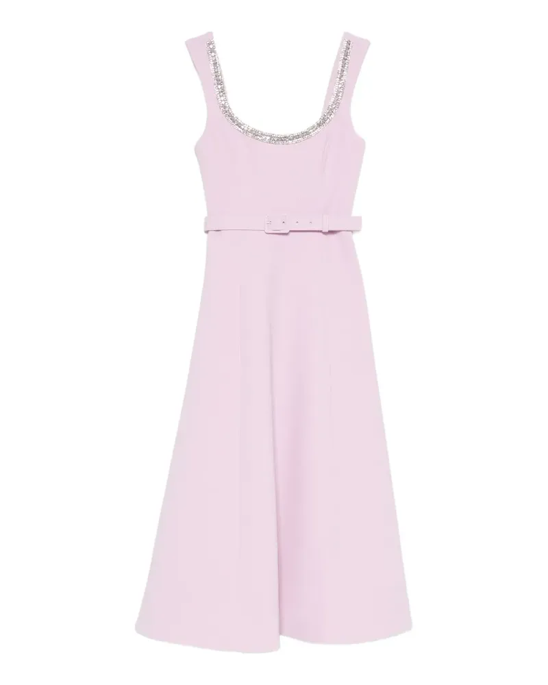 Rebecca Vallance Yolanda Midikleid mit Kristallen - Violett Violett