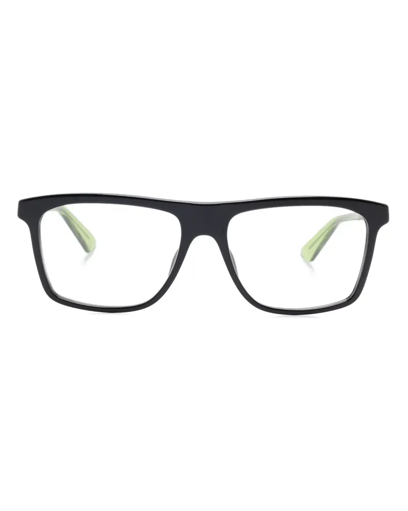 Gucci Brille mit eckigem Gestell - Schwarz Schwarz