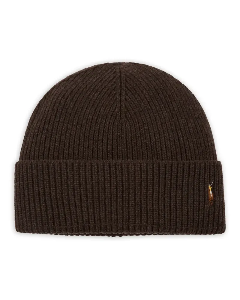 Ralph Lauren Beanie mit ikonischem Bündchen - Braun Braun