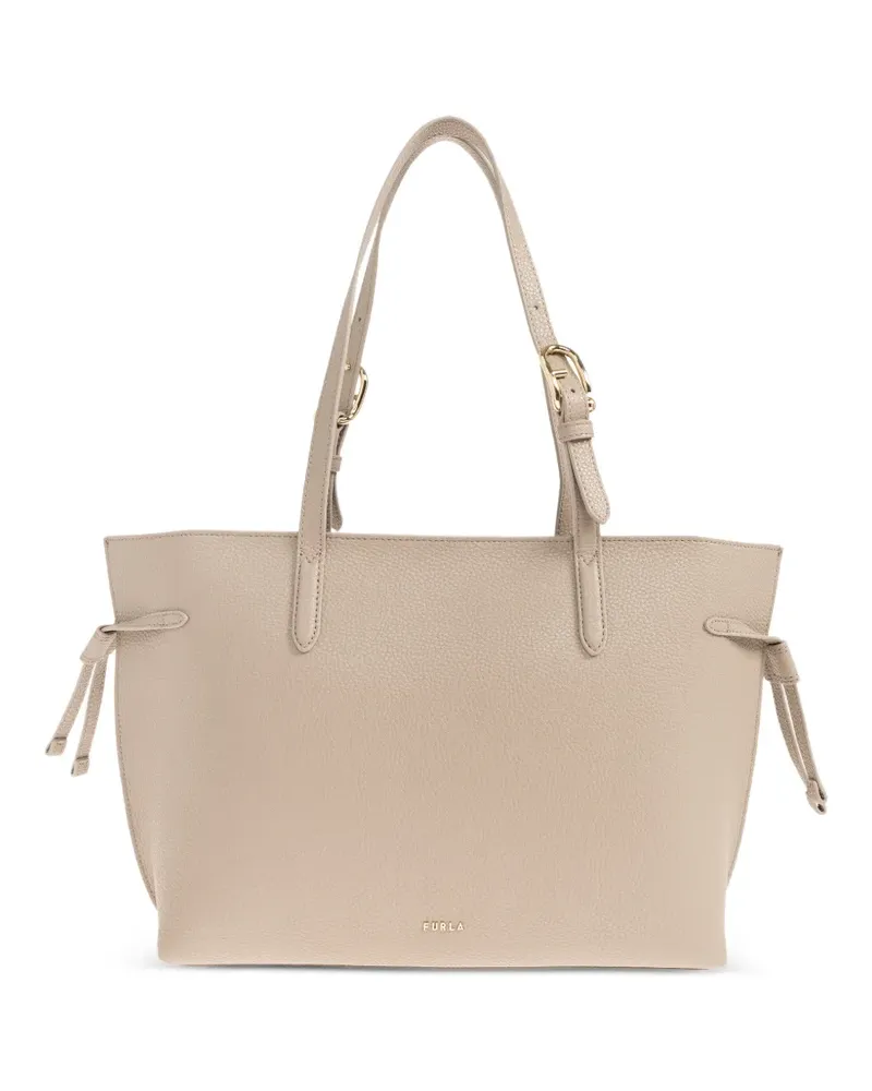 Furla medium Ava tote bag - Nude Nude
