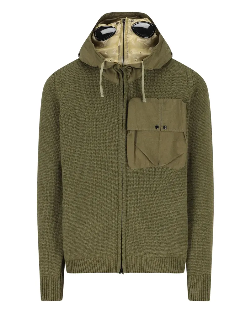 C.P. Company Hoodie mit aufgesetzter Tasche - Grün Grün