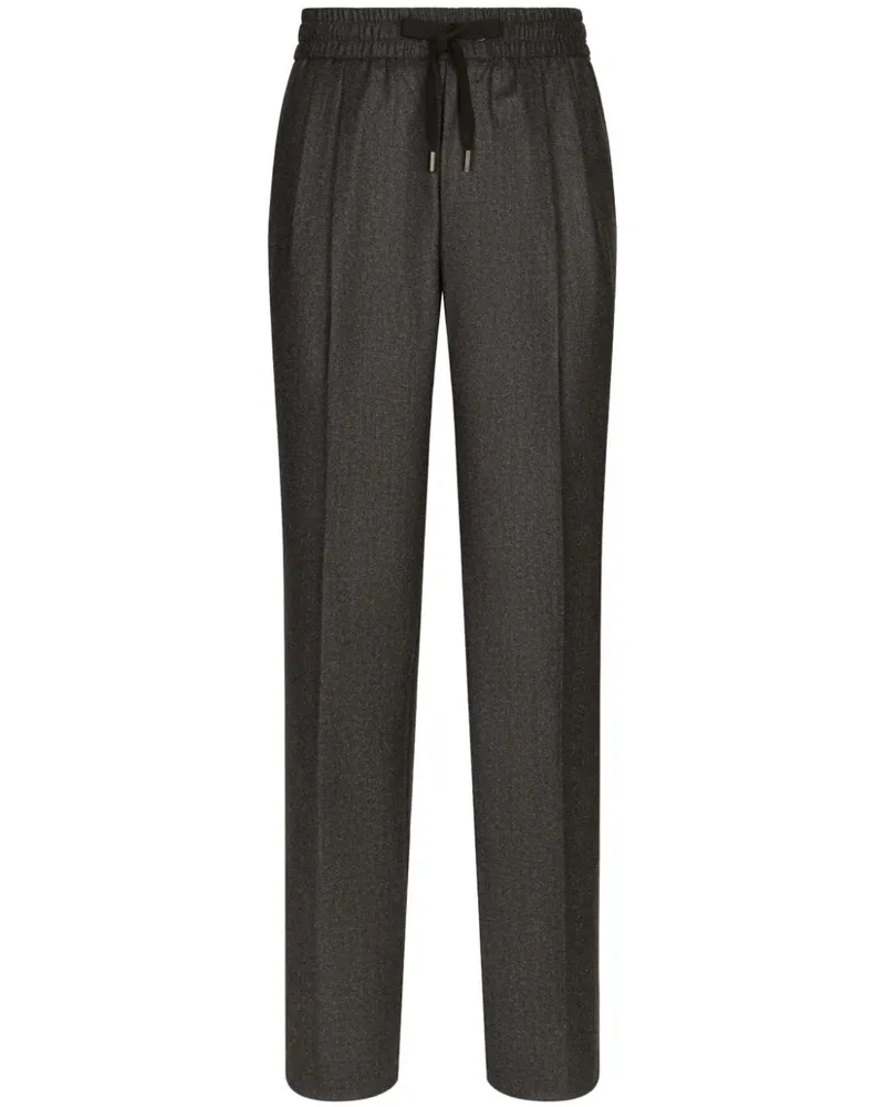 Dolce & Gabbana Melierte Hose - Grau Grau